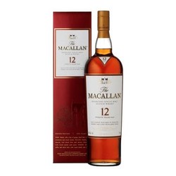 宝树行 麦卡伦12年700ml Macallan苏格兰单一麦芽威士忌 原装进口洋酒