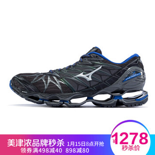 Mizuno 美津浓 J1GC181703R 男士跑鞋 灰/银/古典蓝 43