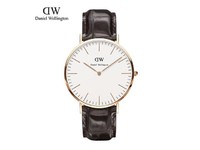 Daniel Wellington 经典幻黑系列 DW00100138 女士石英时尚腕表