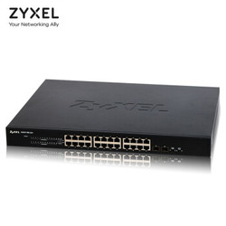 ZYXEL合勤 XGS1100-24  24口千兆 非网管交换机 2个万兆SFP （双重优惠）