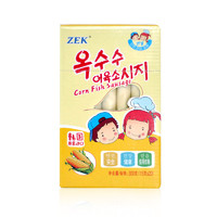 韩国进口鱼肠ZEK玉米鳕鱼肠300g/盒火腿肠儿童辅食休闲海味零食