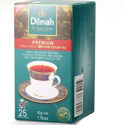 Dilmah 迪尔玛锡兰红茶包 25片+3片