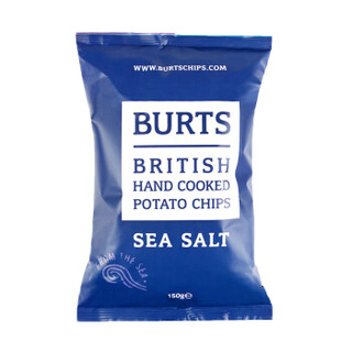 BURTS 啵尔滋 英国进口 海盐味手工制薯片 150g/袋 网红办公室休闲零食