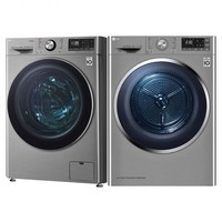 LG 10.5KG 滚筒洗衣机 FG10TV4 + 9KG 热泵干衣机 RC90U2EV2W 套装