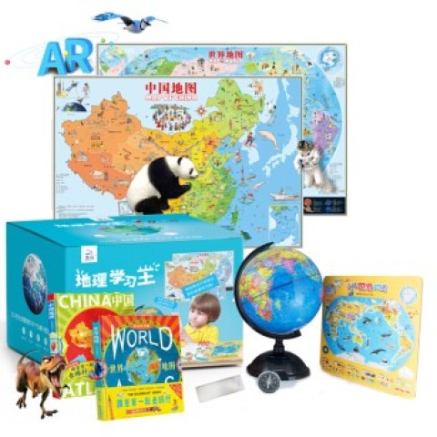 省66 06元 地理学习王 儿童地球仪 Ar地图挂图 拼图 什么值得买