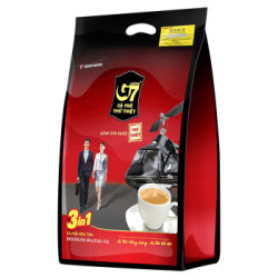 越南进口 中原G7三合一速溶咖啡800g(16克*50包)越南本土越文版包装 *4件