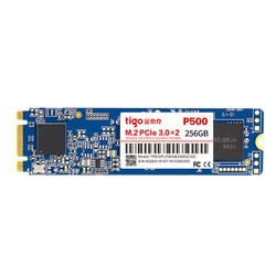 金泰克（Tigo）256GB SSD固态硬盘 M.2接口(NVMe协议) P500系列 PCIE3.0*2 2280板型