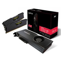 XFX 讯景 Radeon RX 5700XT 显卡 8GB + 海盗船 LPX DDR4 3000 8GB*2