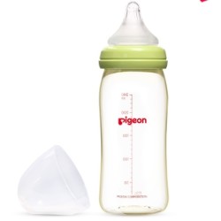 pigeon 贝亲 AA93 自然实感宽口径PPSU奶瓶 配L奶嘴 240ml