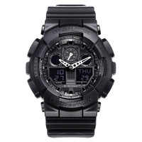 中亚Prime会员：CASIO 卡西欧 G-SHOCK GA-100-1A1 双显运动手表