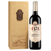 法国原瓶进口乐朗1374红酒 干红葡萄酒 波尔多梅多克AOC级 750ml 单支礼盒装