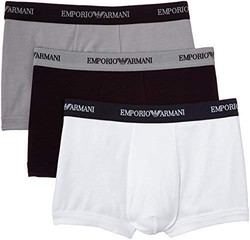 Emporio Armani 安普里奥·阿玛尼男士内衣复古短裤 111357CC717，3 件装