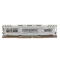 crucial 英睿达 DDR4 2666MHz 8GB 台式机内存 白色马甲