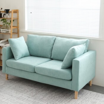 mian眠度小户型布艺沙发双人位125cm