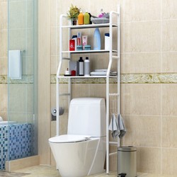 FK 访客 卫生间浴室置物架 白色三层 160*50*26cm