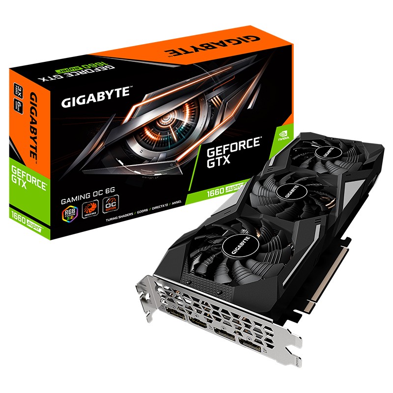 gigabyte 技嘉 geforce gtx 1660 super gaming oc 显卡