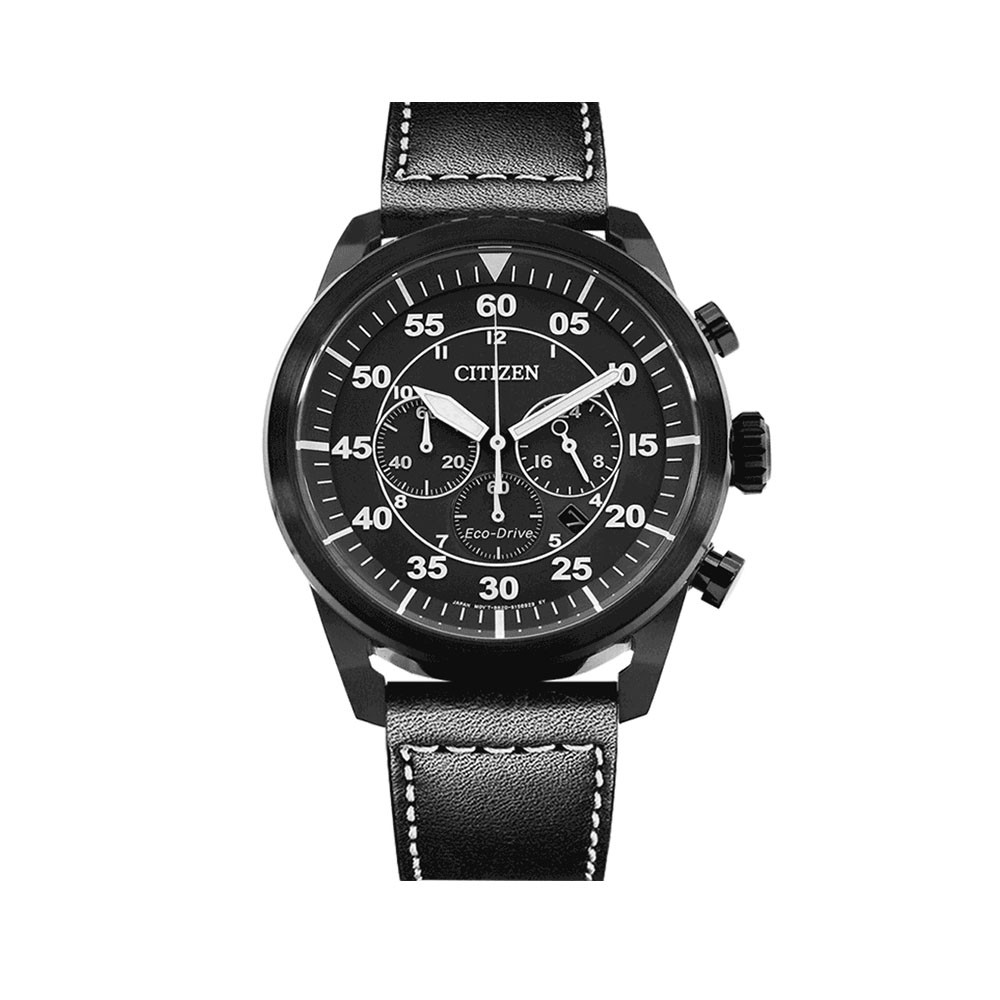 银联专享citizen西铁城ecodriveca421521h男士光动能腕表官翻版