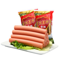 龙大肉食 火腿肠 龙大王中王火腿肠 休闲即食泡面搭档 320g *7件