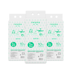 Nepia 妮飘 森之香无芯卷纸 5层100g*30卷 *2件