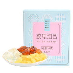 姚朵朵 胶原组合 桃胶雪燕皂角米105g 非胶原蛋白 *5件
