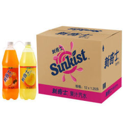 Watsons 屈臣氏 新奇士混合口味汽水 碳酸饮料 1.25L*12瓶 *3件