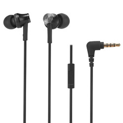 铁三角 CK350iS 立体声入耳式耳机 电脑游戏耳机 手机耳机 苹果安卓通用 黑色