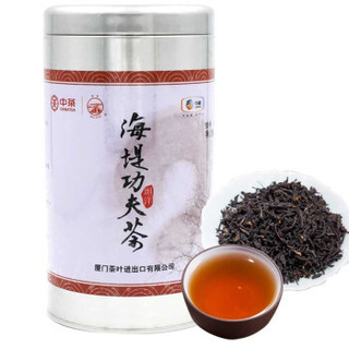 中茶 海堤茶叶 功夫红茶 罐装 125g *6件