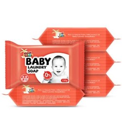 德露宝进口婴儿洗衣皂宝宝专用尿布皂BB肥皂新生儿童香皂150G*5块