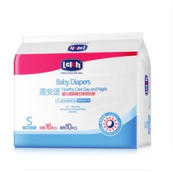 lelch 露安适 日夜组合 通用婴儿纸尿裤S26片 (4-8kg) *2件