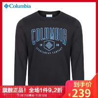 Columbia/哥伦比亚 城市户外旅行男加绒保暖圆领套头卫衣AE0245