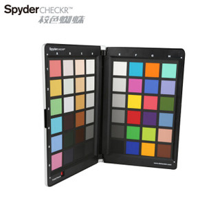 锐雯 德塔Datacolor SpyderCheckR色卡 校色蜘蛛双24色灰卡48色卡