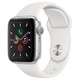 Apple Watch Series 5 44mm GPS版 智能手表 银色铝+白色 44mm