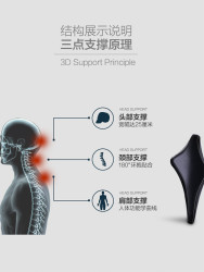 汽车头枕一对靠枕座椅车用颈椎枕头车载奔驰车内用品记忆棉护颈枕