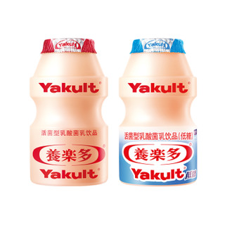 Yakult 养乐多 活菌型乳酸菌饮品yakult 原味10瓶+低糖10瓶