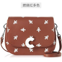 COCCINELLE 可奇奈尔 CRAQUANTE MINI系列 女士牛皮单肩斜挎包