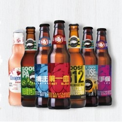  百威精酿 GOOSE ISLAND 鹅岛拳击猫福佳精酿组合 355ml*7瓶 