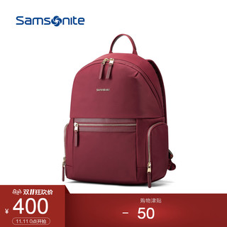 Samsonite/新秀丽13寸电脑包女士通勤双肩包时尚轻便背包 TS2