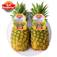 佳农 菲律宾菠萝 2个装 单果重900g~1100g *10件