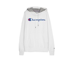 Champion 草写logo加绒连帽卫衣长袖男女同款