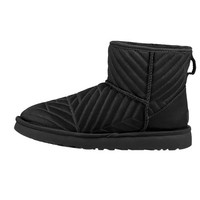 UGG Classic Mini Quilted Satin系列 女士时尚绗缝布料雪地靴 *3件