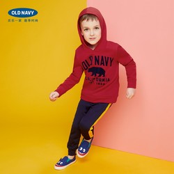 Old Navy 男幼童 复古条纹撞色运动裤