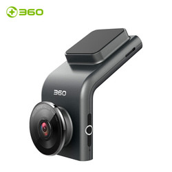 360行车记录仪 G300 迷你隐藏 高清夜视 无线测速电子狗一体 黑灰色 64g卡组套产品
