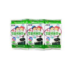 ZEK 竹盐烤海苔 5克/包 3包装 *3件