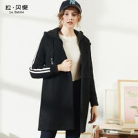 La Babite 拉贝缇  60005722女士带帽加厚羊毛呢大衣