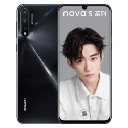 HUAWEI 华为 nova5 Pro手机全网通4G 亮黑色 8G+128G 送运动手环