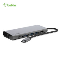 belkin 贝尔金 6口转换器iPad Pro扩展坞type-c笔记本USB-C