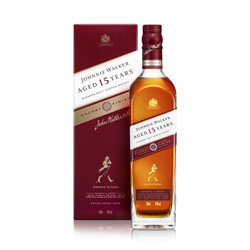 尊尼获加 （JOHNNIE WALKER ）洋酒 15年 苏格兰进口调配麦芽威士忌700ml雪莉版