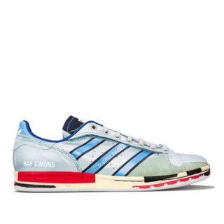 adidas Originals Raf Simons Micro Stan Smith系列系带平底男士休闲鞋运动鞋 Silver UK 10 