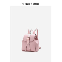 圣蒂梵真皮女包双肩包女韩版2019新款牛皮女包手提女背包旅行包