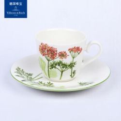 德国唯宝(Villeroy&Boch) 诺娃系列咖啡杯碟套装下午茶杯陶瓷餐具精细瓷2头(一杯一碟) *3件